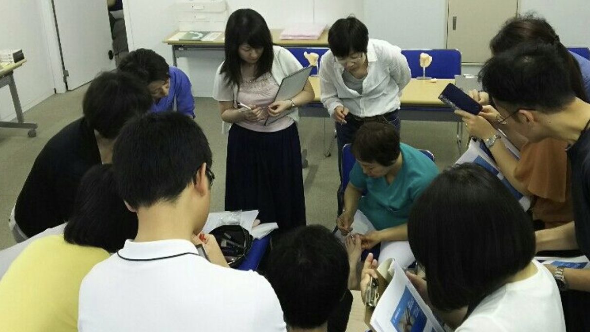 実技指導の様子